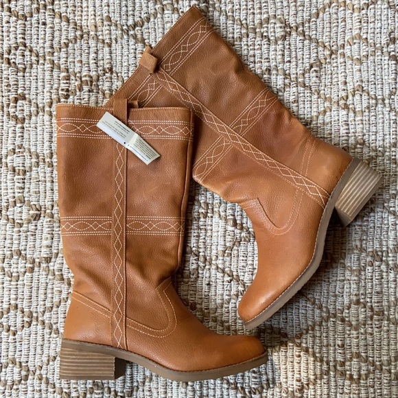 New DINGO LONGHORN WESTERN Cognac BOOTS - Picture 3 of 9